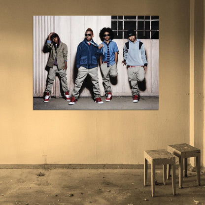Mindless Behavior R&B Pop Band Music Art Wall Art Print Poster