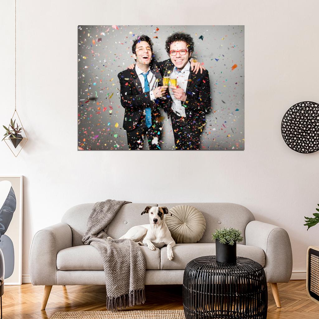 A Great Big World Funny Indie Pop Band Music Art Wall Art Print Poster