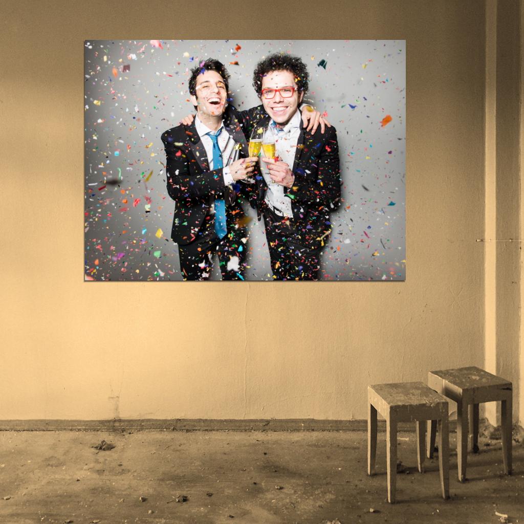 A Great Big World Funny Indie Pop Band Music Art Wall Art Print Poster