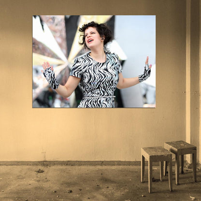 Arcade Fire Regine Chassagne Indie Rock Band Music Art Wall Art Print Poster