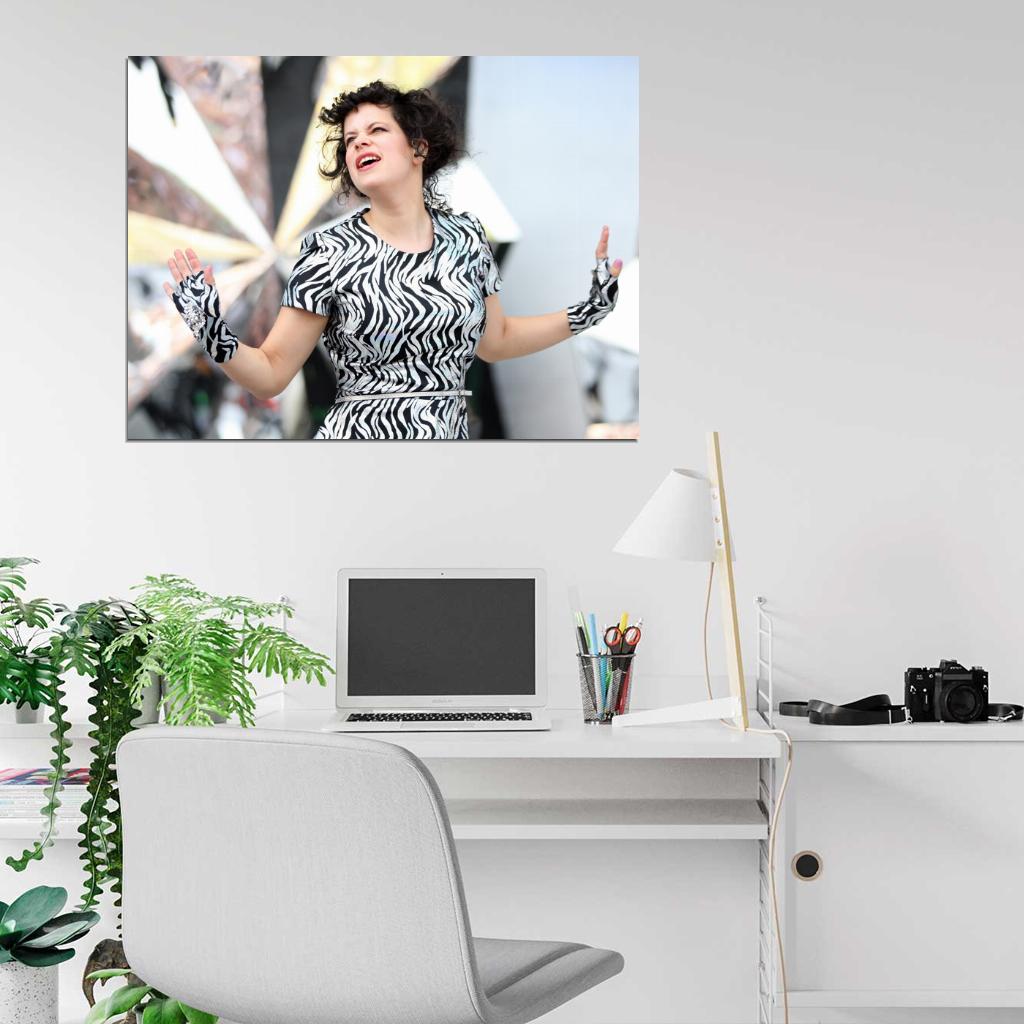 Arcade Fire Regine Chassagne Indie Rock Band Music Art Wall Art Print Poster