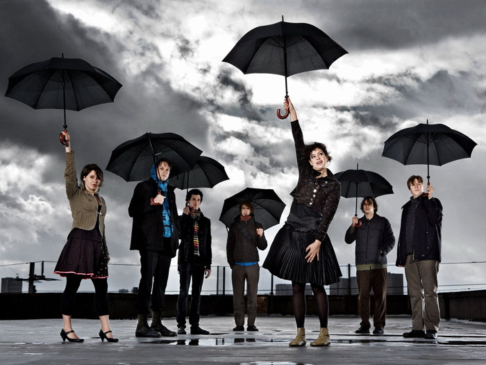 Arcade Fire Black Umbrella Indie Rock Band Music Art Wall Art Print Poster