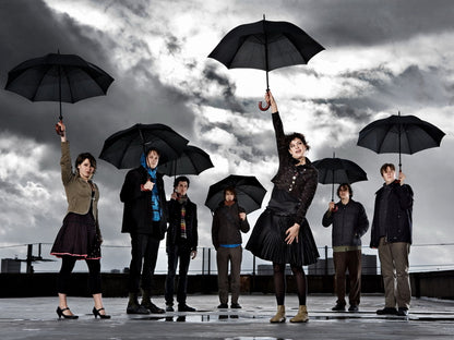 Arcade Fire Black Umbrella Indie Rock Band Music Art Wall Art Print Poster