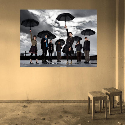 Arcade Fire Black Umbrella Indie Rock Band Music Art Wall Art Print Poster
