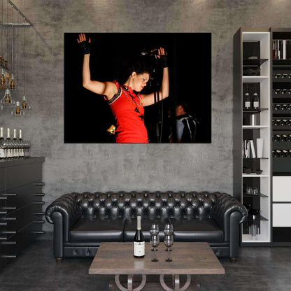 Arcade Fire Regine Chassagne Indie Rock Band Music Art Wall Art Print Poster