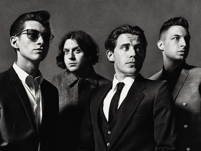 Arctic Monkeys Indie Rock Band Music BW Art Wall Art Print Poster