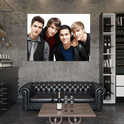 Big Time Rush Pop Band Music Art Wall Art Print Poster