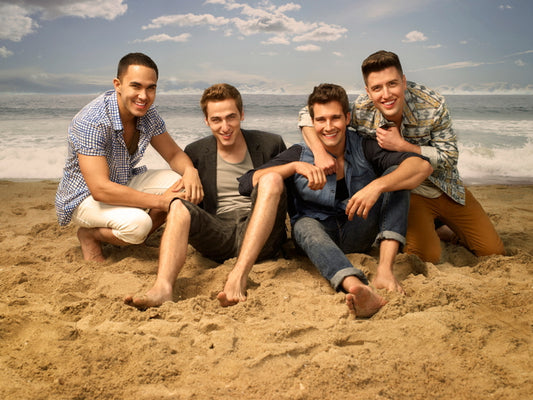 Big Time Rush Beach Pop Band Music Art Wall Art Print Poster