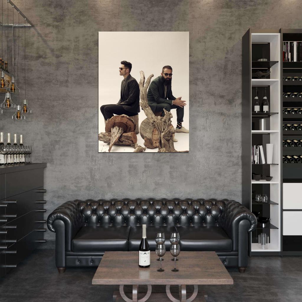 Capital Cities Indie Pop Band Music Art Wall Art Print Poster