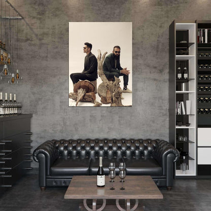 Capital Cities Indie Pop Band Music Art Wall Art Print Poster