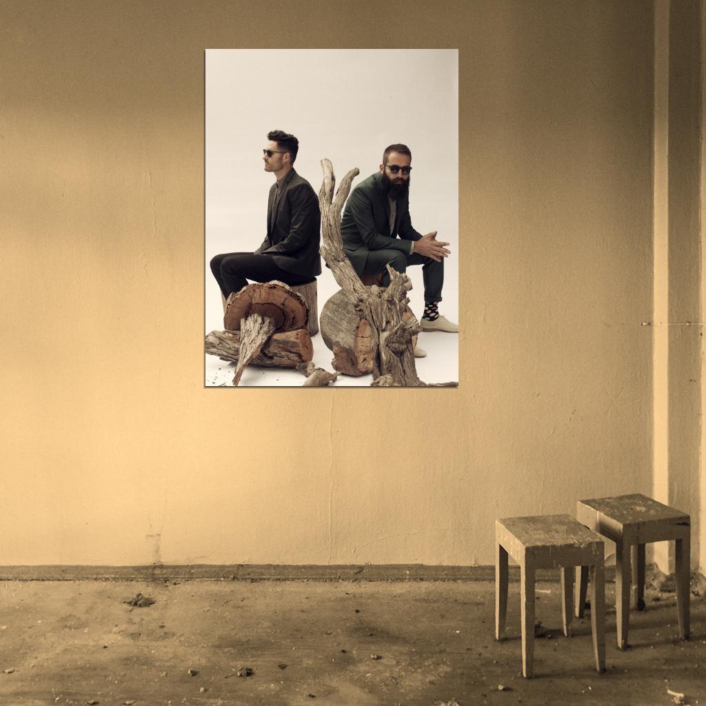 Capital Cities Indie Pop Band Music Art Wall Art Print Poster