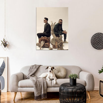 Capital Cities Indie Pop Band Music Art Wall Art Print Poster