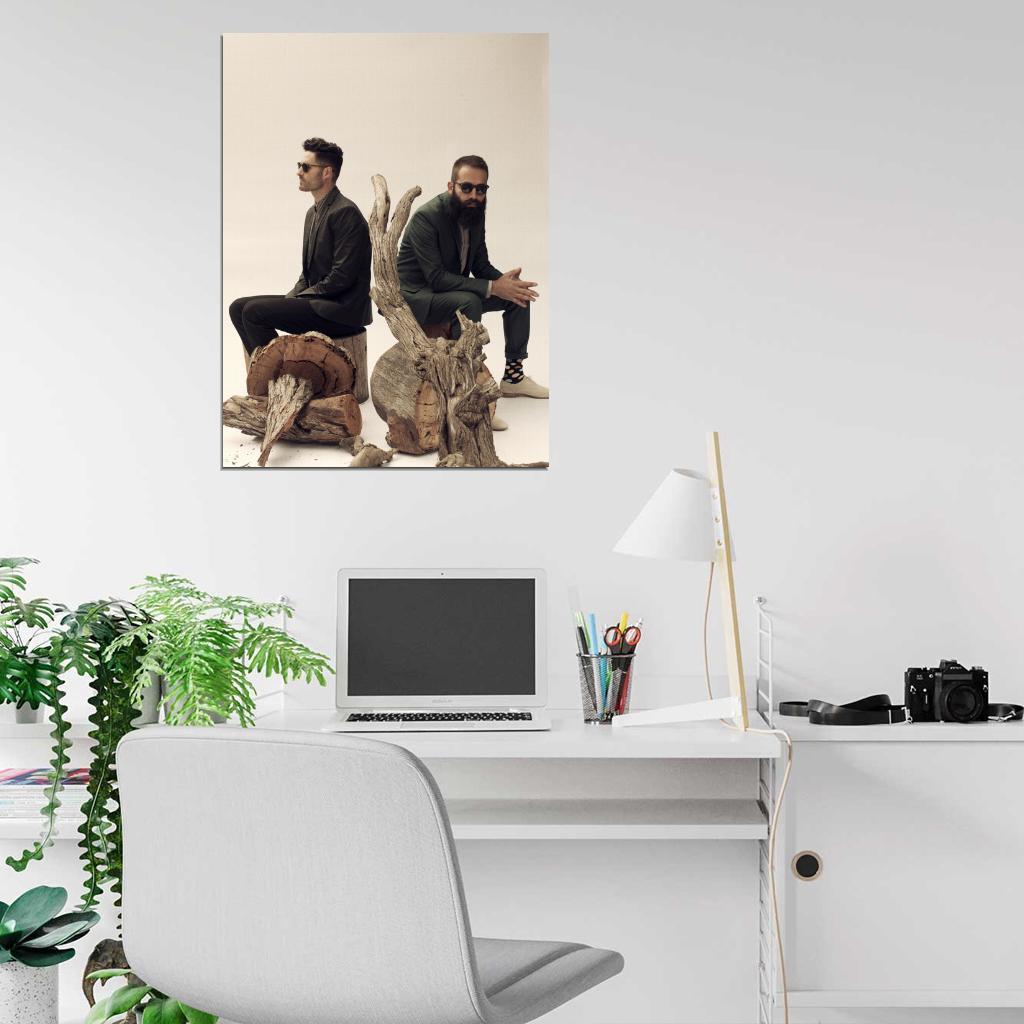 Capital Cities Indie Pop Band Music Art Wall Art Print Poster