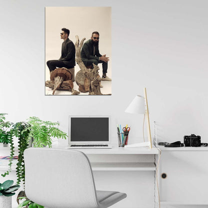 Capital Cities Indie Pop Band Music Art Wall Art Print Poster