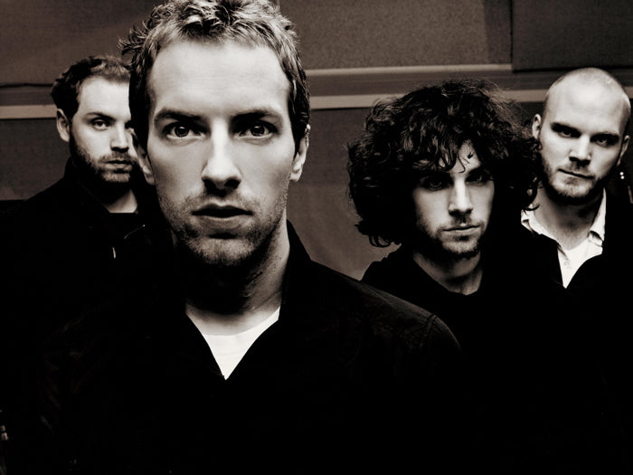 Coldplay Alternative Rock Band Music Sepia Art Wall Art Print Poster