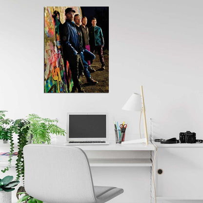 Coldplay Alternative Rock Band Music Art Wall Art Print Poster