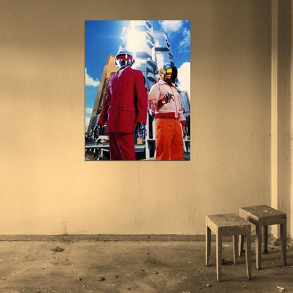 Daft Punk Electronic Duo Music Art Wall Art Print Poster