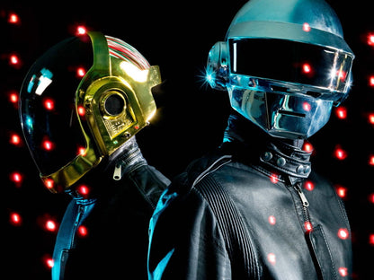 Daft Punk Electronic Duo Music Art Wall Art Print Poster