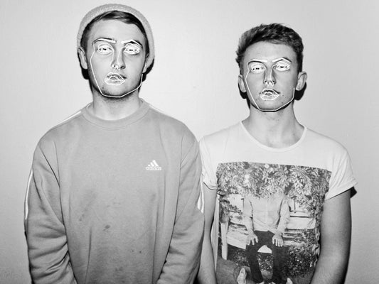 Disclosure Electronic Duo Music BW Art Wall Art Print Poster