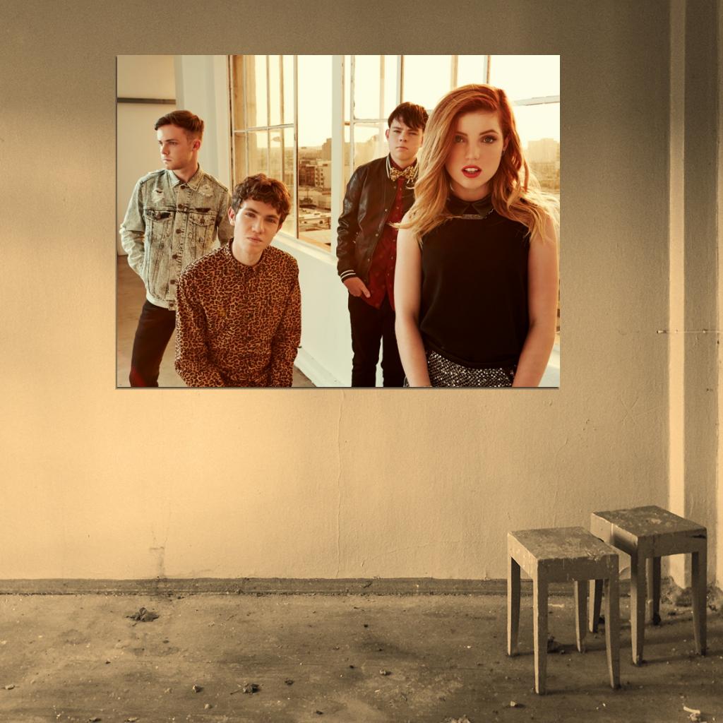 Echosmith Indie Pop Band Music Art Wall Art Print Poster