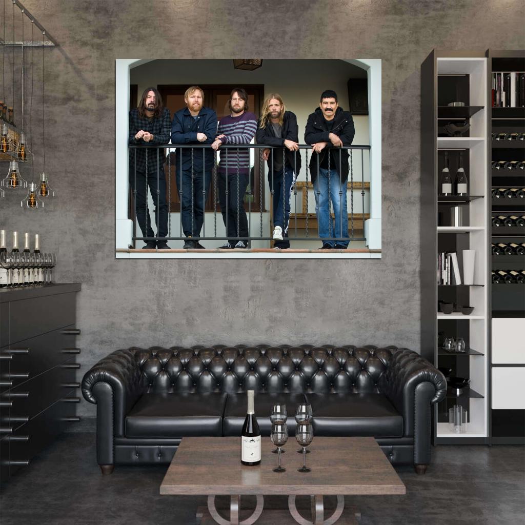 Foo Fighters Rock Band Music Art Wall Art Print Poster