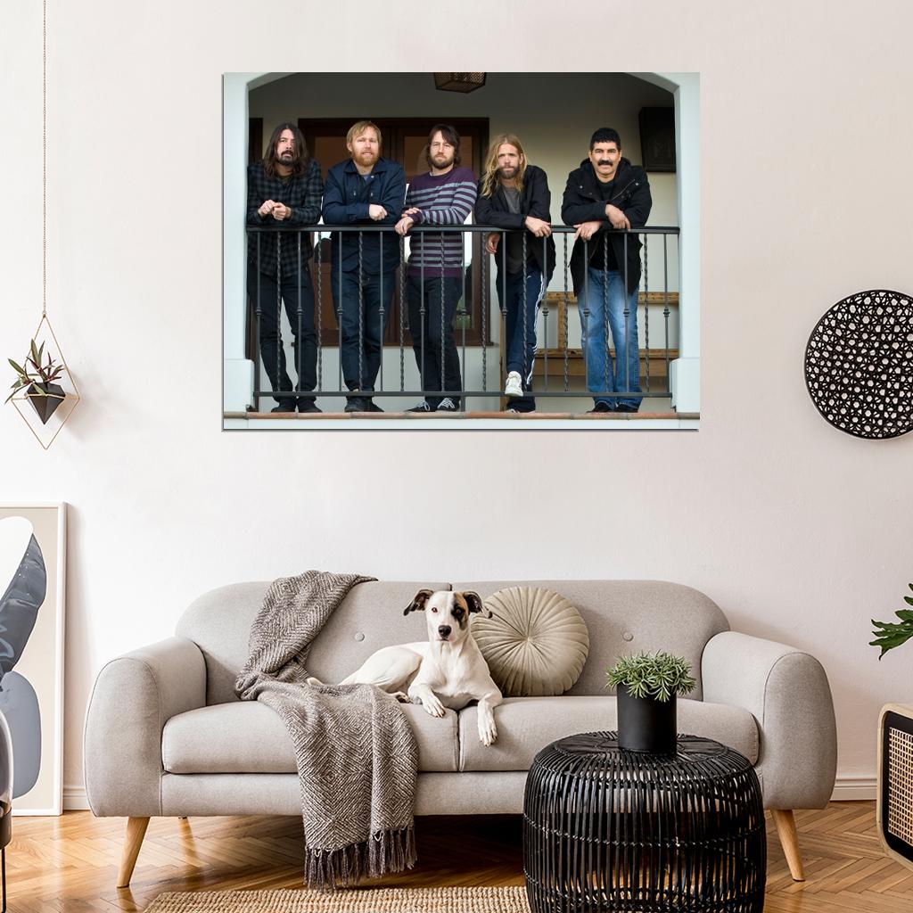 Foo Fighters Rock Band Music Art Wall Art Print Poster