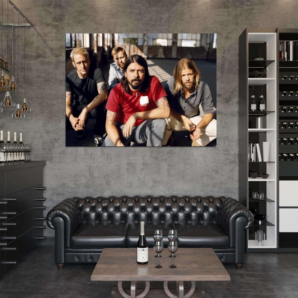 Foo Fighters Rock Band Music Art Wall Art Print Poster