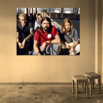 Foo Fighters Rock Band Music Art Wall Art Print Poster