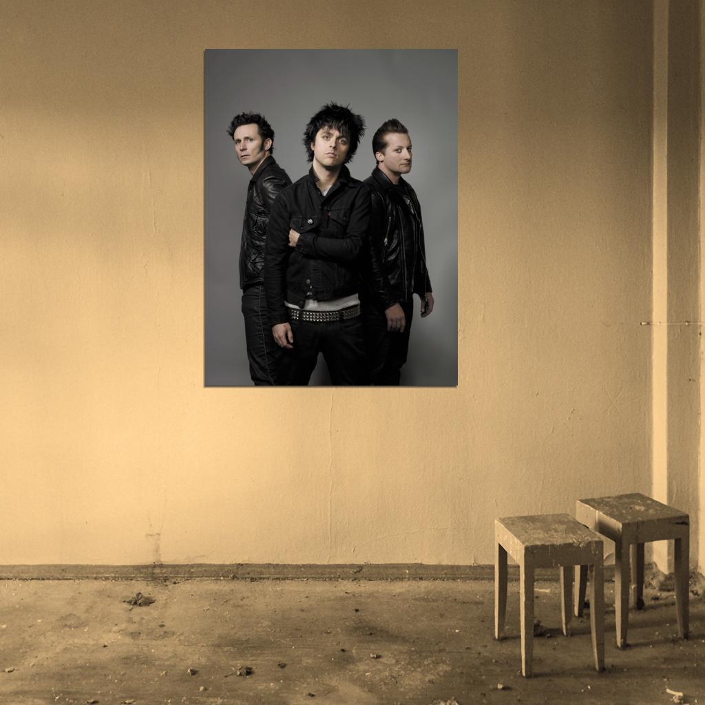 Green Day Punk Rock Band Music Art Wall Art Print Poster