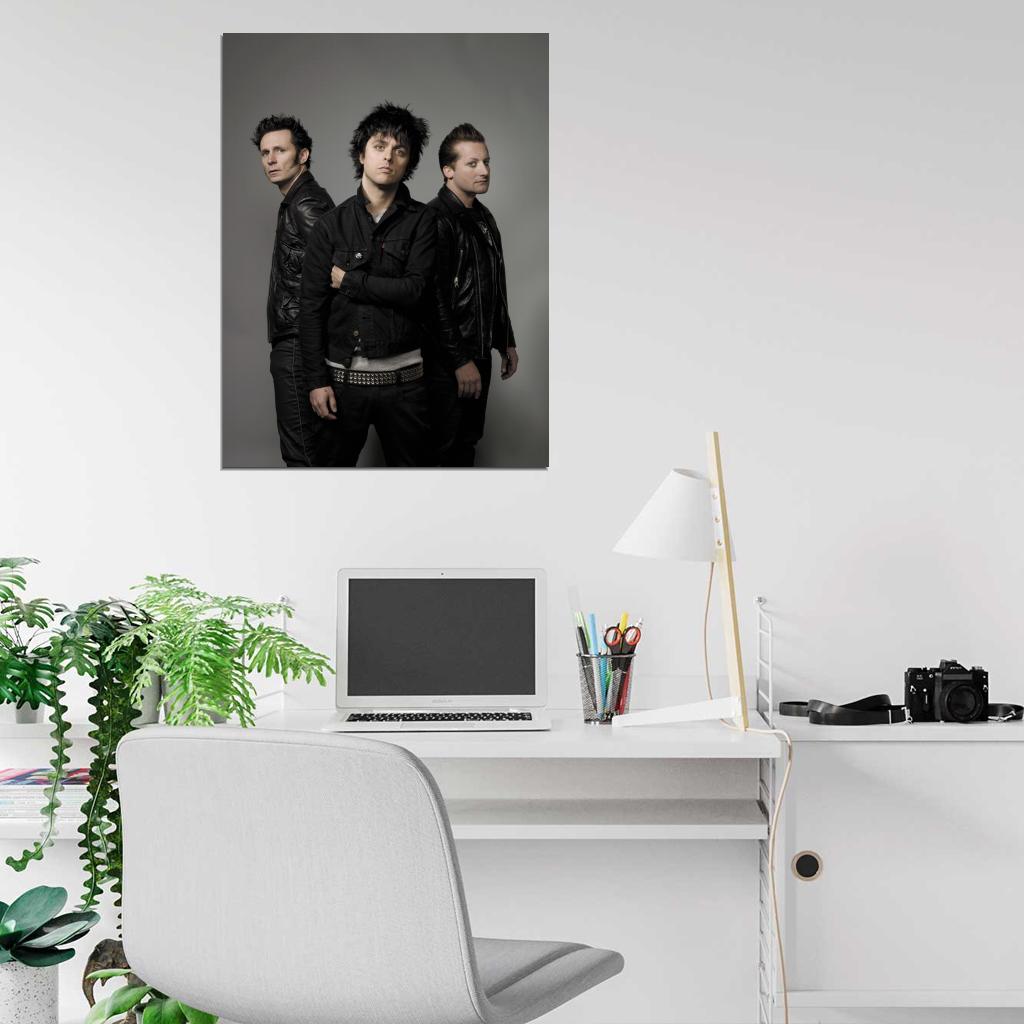 Green Day Punk Rock Band Music Art Wall Art Print Poster