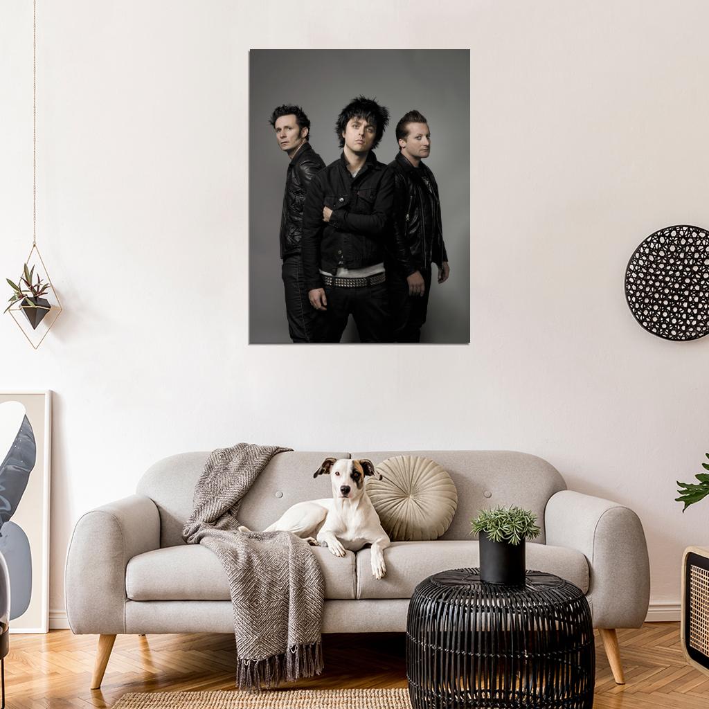 Green Day Punk Rock Band Music Art Wall Art Print Poster