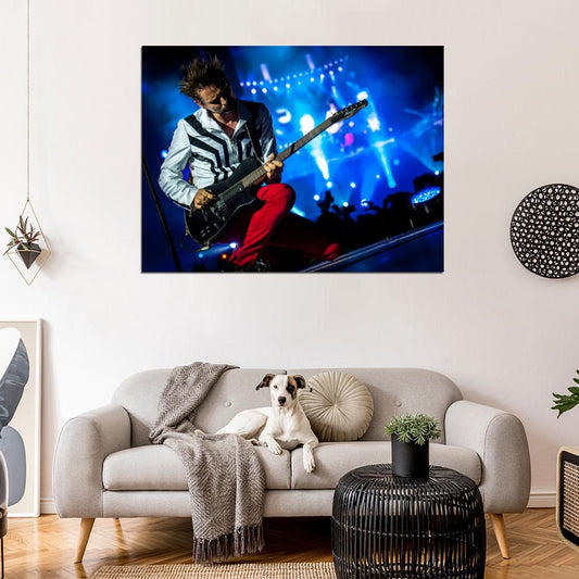 Muse Guitar Rock Band Music Art Wall Art Print Poster