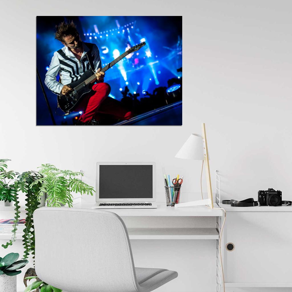 Muse Guitar Rock Band Music Art Wall Art Print Poster
