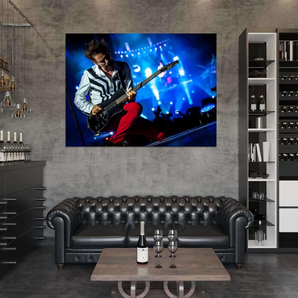Muse Guitar Rock Band Music Art Wall Art Print Poster