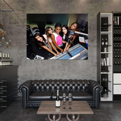 Fifth Harmony Pop Band Music Art Wall Art Print Poster