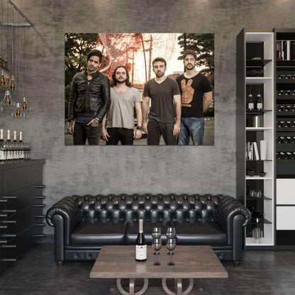 Fresno Pop Rock Band Music Art Wall Art Print Poster