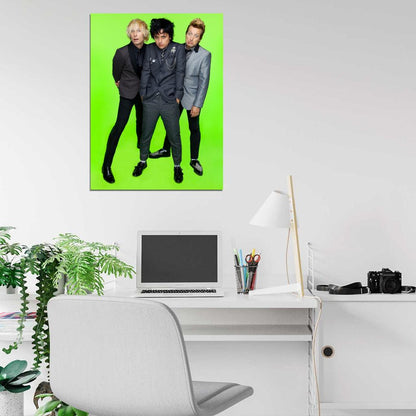 Green Day Funny Punk Rock Band Music Art Wall Art Print Poster