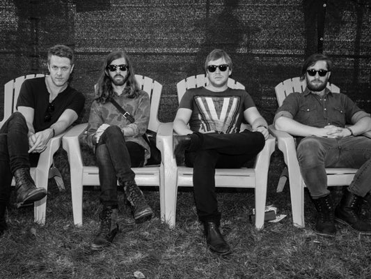 Imagine Dragons Indie Rock Band Music BW Art Wall Art Print Poster