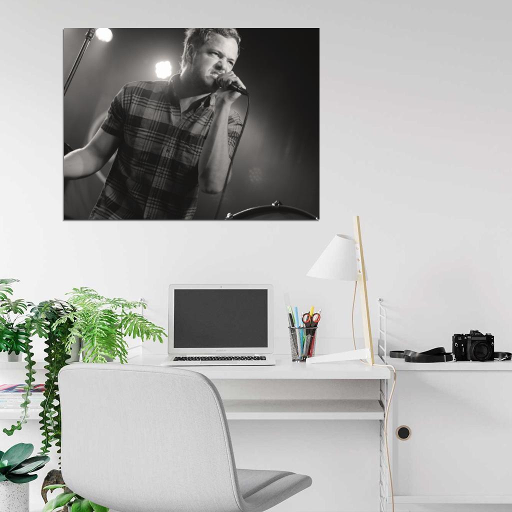 Imagine Dragons Dan Reynolds Indie Rock Band Music Art Wall Art Print Poster