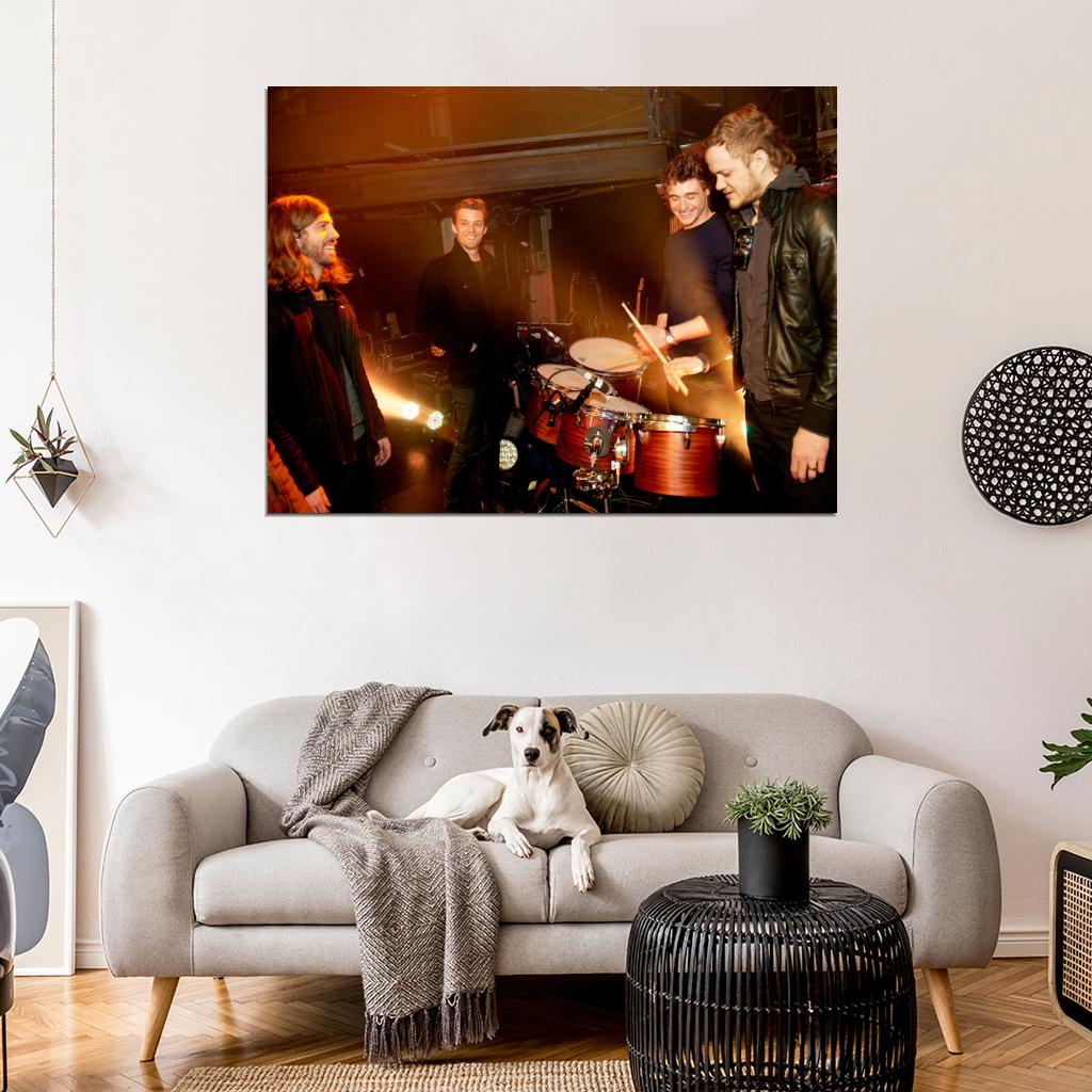 Imagine Dragons Indie Rock Band Music Art Wall Art Print Poster