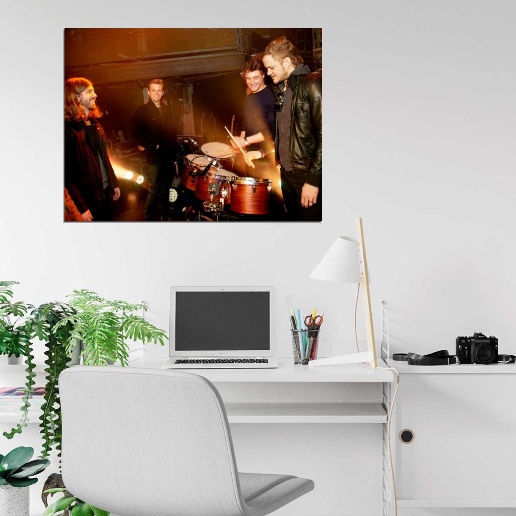 Imagine Dragons Indie Rock Band Music Art Wall Art Print Poster