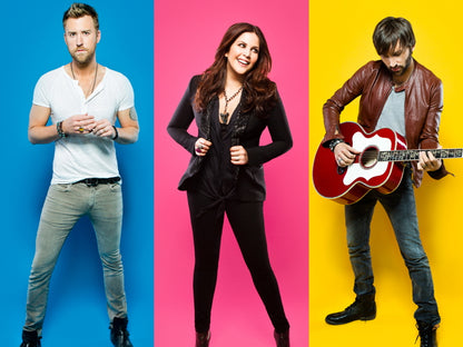 Lady Antebellum Country Pop Band Music Art Wall Art Print Poster