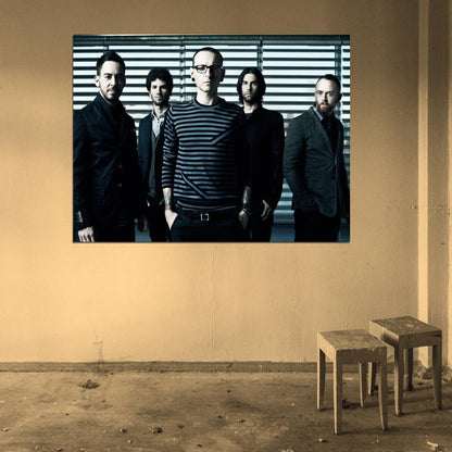 Linkin Park Rock Band Music Art Wall Art Print Poster