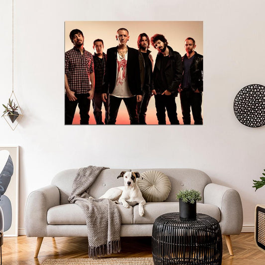 Linkin Park Rock Band Music Art Wall Art Print Poster