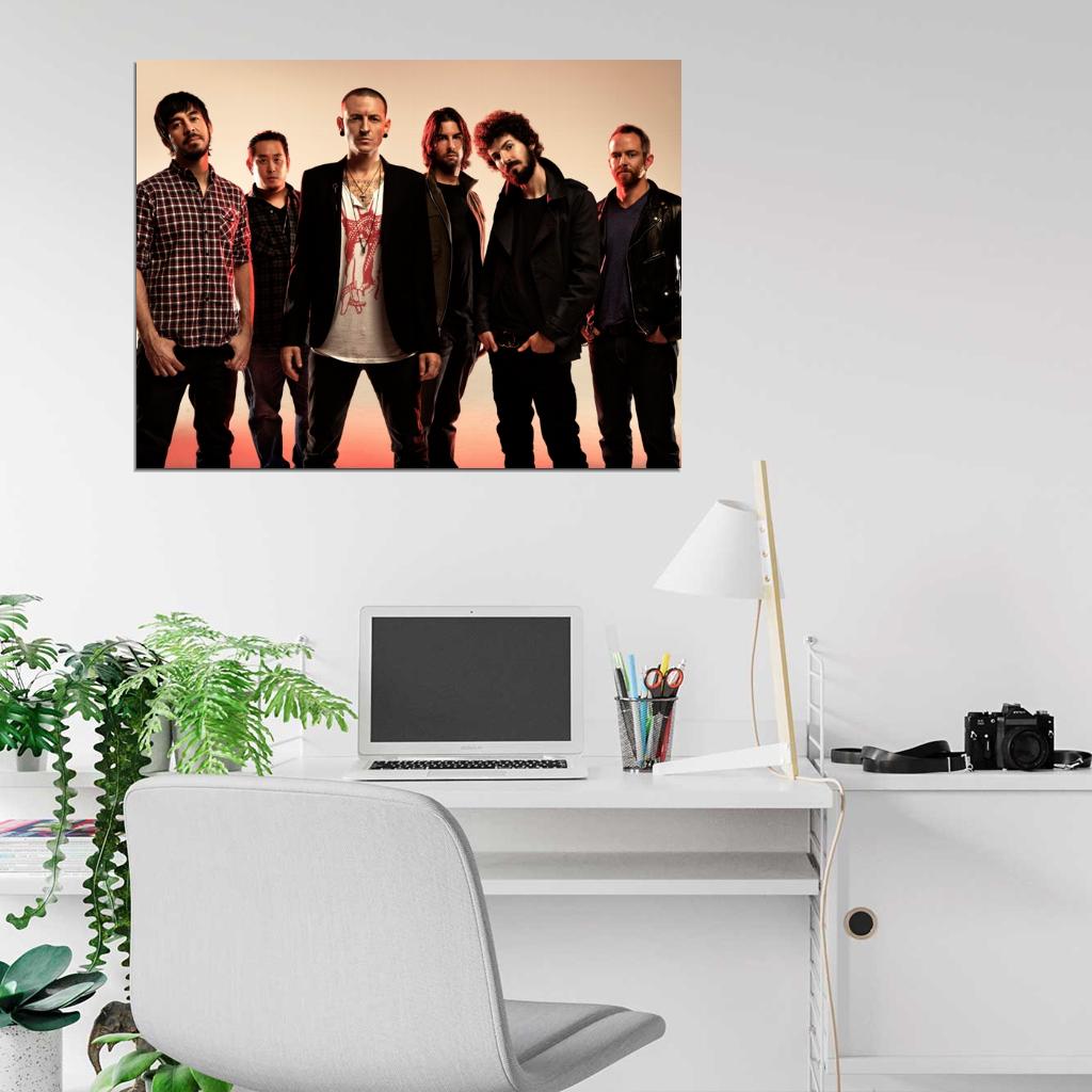 Linkin Park Rock Band Music Art Wall Art Print Poster