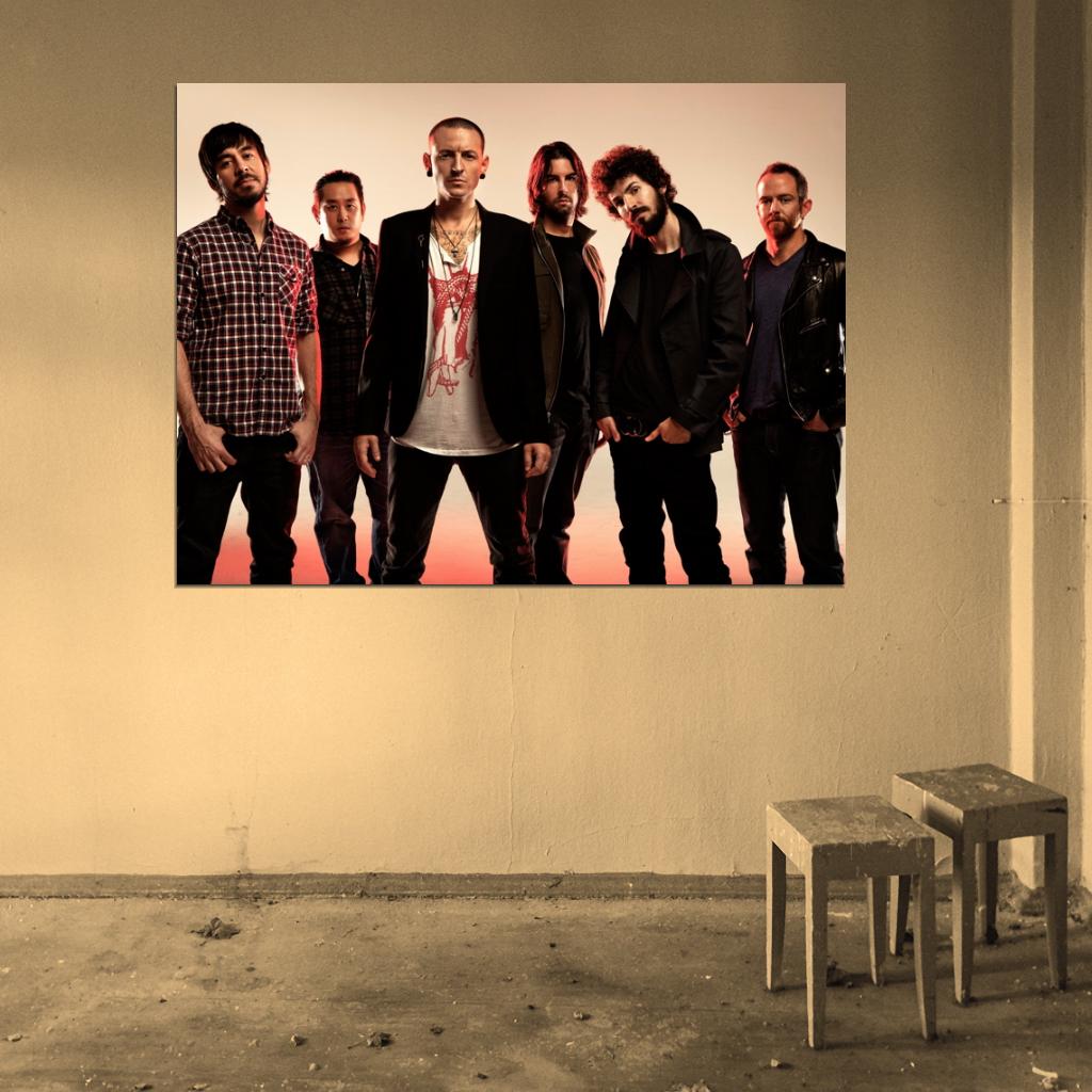 Linkin Park Rock Band Music Art Wall Art Print Poster