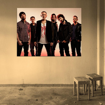 Linkin Park Rock Band Music Art Wall Art Print Poster