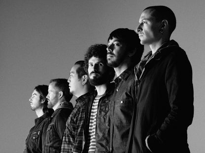 Linkin Park Rock Band Music BW Art Wall Art Print Poster