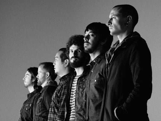 Linkin Park Rock Band Music BW Art Wall Art Print Poster