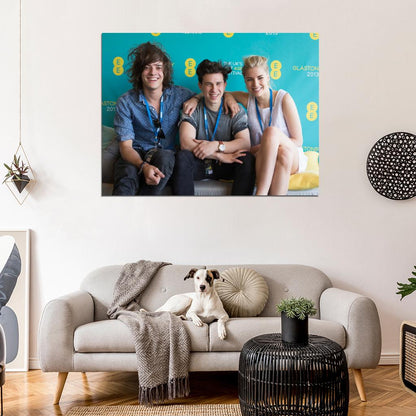 London Grammar Indie Trip Pop Band Music Art Wall Art Print Poster